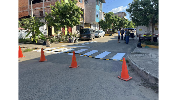 Jornada de limpieza, arborizaciΓ³n y repintado de la seΓ±alizaciΓ³n en el Jr. 09 de abril - Urb. 09 de abril.