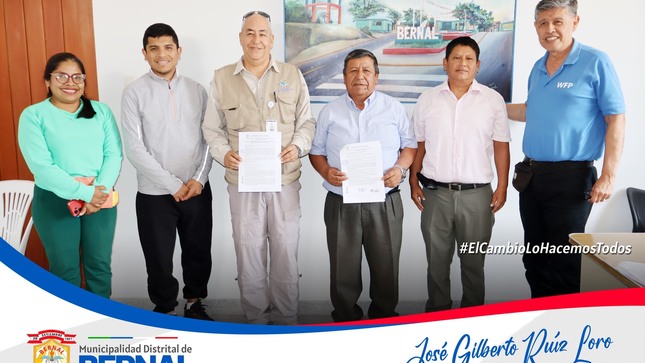 Municipalidad de Bernal y Banco de Alimentos Piura CREE-SER unen fuerzas para combatir la desnutrición.