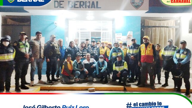 Patrullaje sin fronteras en el Distrito de Bernal