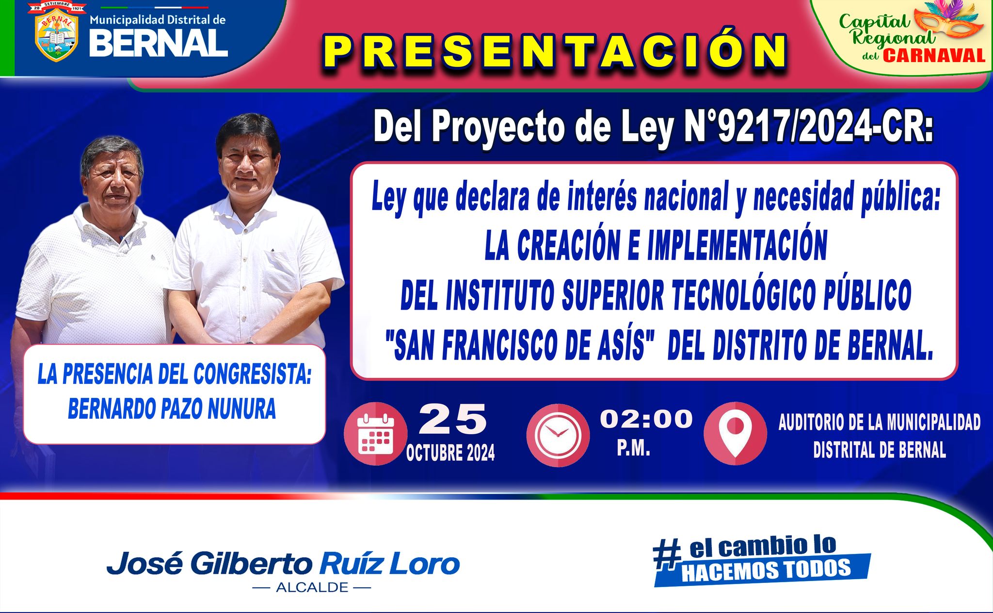Un paso gigante hacia la Educaciรณn Superior en el Distrito de Bernal.