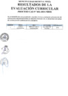 Vista preliminar de documento RESULTADOS DE LA EVALUACIÓN CURRICULAR - PROCESO CAS Nro. 002-2024-MDM