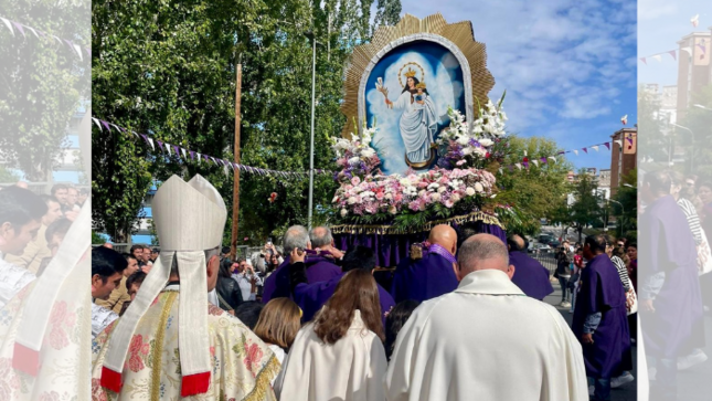 Comunidad peruana en Madrid expresa su devoción por el Señor de los Milagros