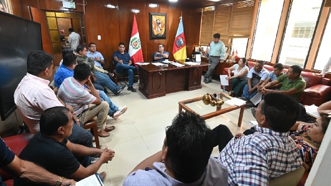 Reunión con empresas de transporte