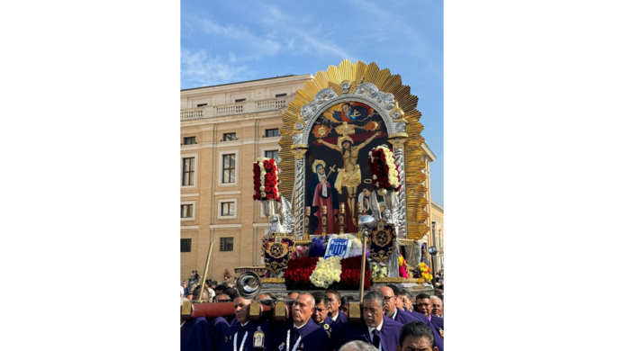 El Señor de los Milagros es venerado en la Basílica de San Pedro, Ciudad del Vaticano