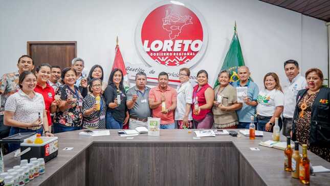 Gobernador Regional de Loreto lideró importante reunión con empresarios agroindustriales para impulsar el sector.