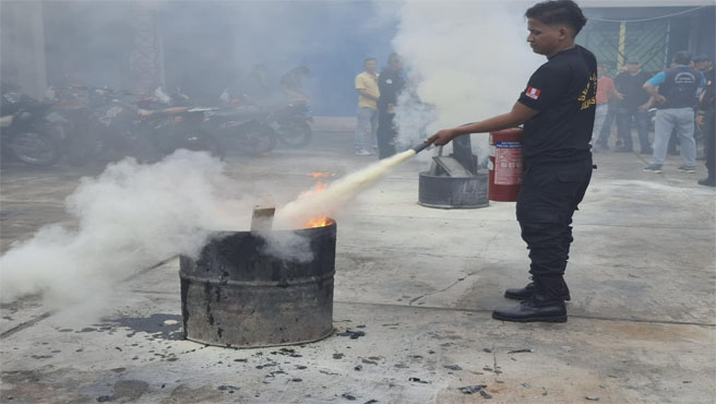 Capacitacion al personal del serenazgo de Maynas.