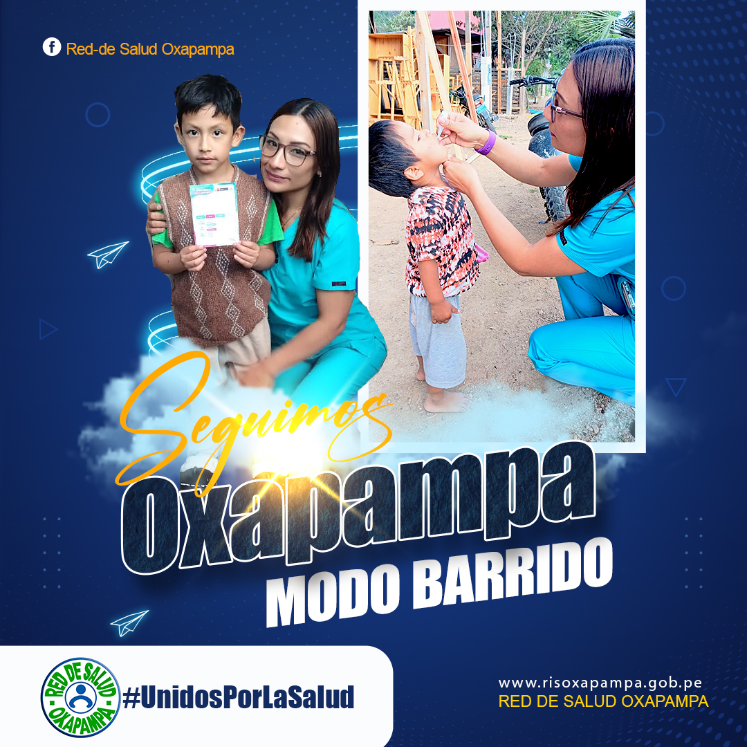 es un flyer donde se da a conocer sobre el barrido nacional de la polio y sarampión.