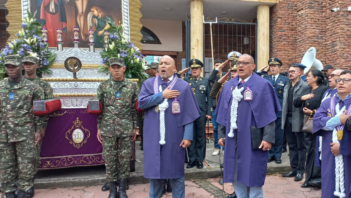 El Señor de los Milagros reúne a la comunidad peruana en Bogotá