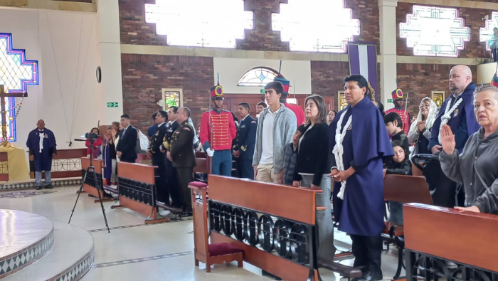 El Señor de los Milagros reúne a la comunidad peruana en Bogotá