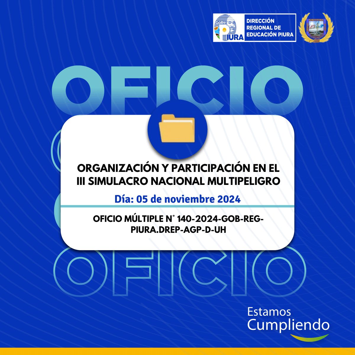 III Simulacro de sismo