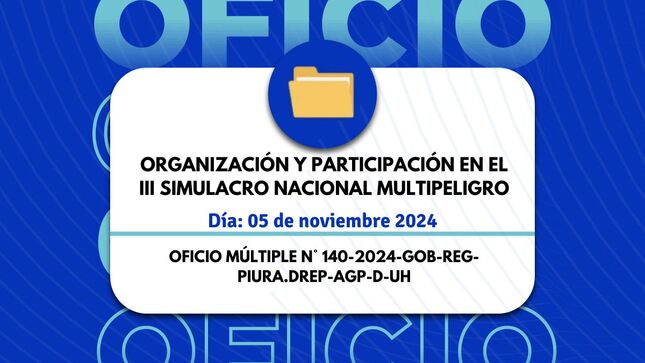 III Simulacro de sismo