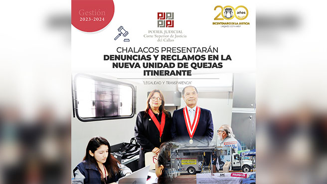 Chalacos presentará denuncias y reclamos en el nuevo vehículo de de quejas itinerante