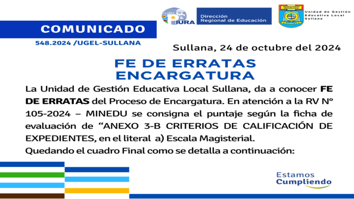 Comunicado 548-2024