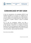 Vista preliminar de documento COMUNICADO 07-2024-ADJUDICACION DE PLAZA MÉDICO 