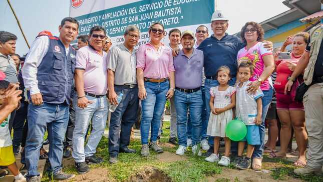 Con más de 4 millones, gobernador da inicio a la construcción del colegio inicial N° 530 en Los Delfines