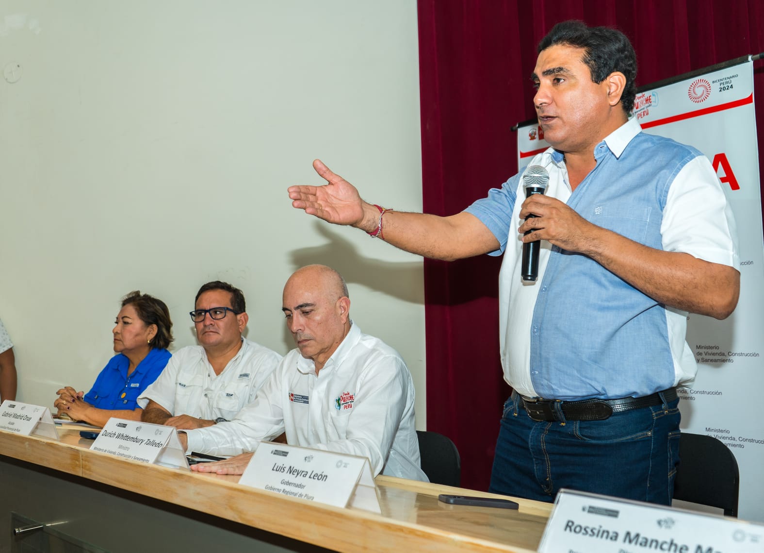 Ejecutivo otorgará buena pro de agua y alcantarillado de 105 asentamientos, gracias a gestión del gobernador Luis Neyra