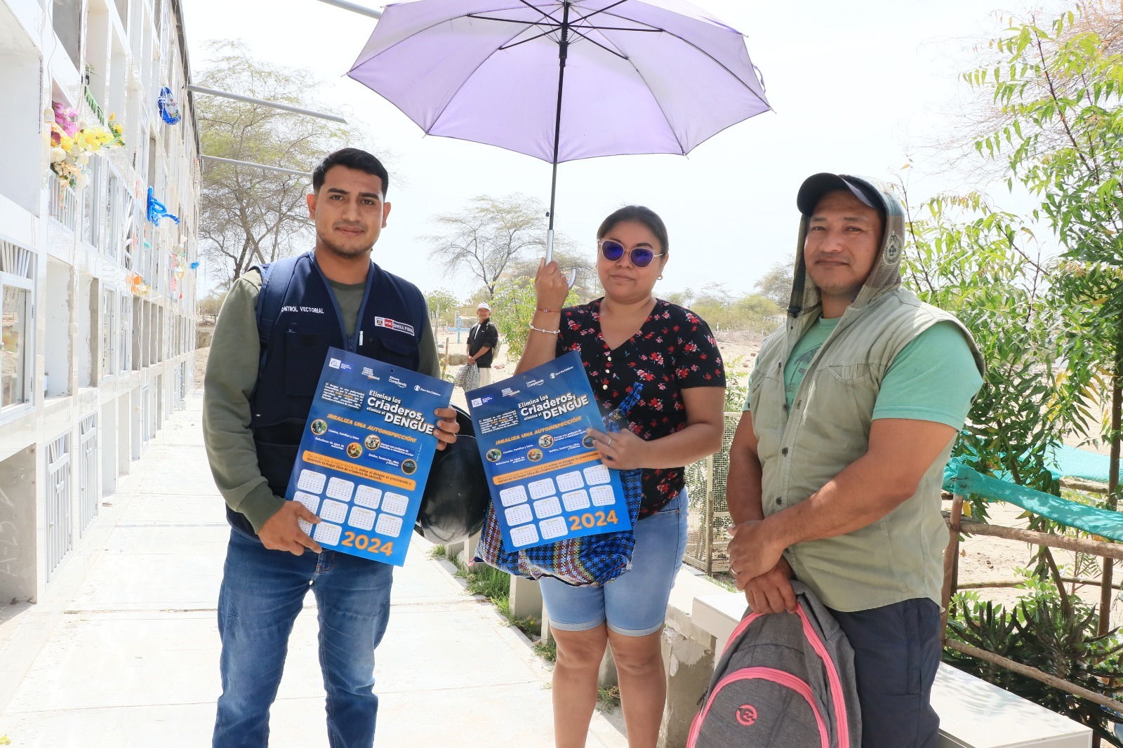 GORE Piura intensifica acciones de prevención del dengue en cementerios y colegios con motivo de velaciones