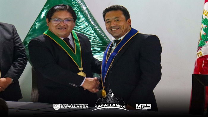 Firma de Convenio entre la Municipalidad Distrital de Sapallanga y La Sociedad de Beneficencia de Huancayo