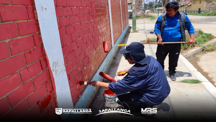 Se realizó Faenas de Limpieza en el Cementerio y Estadio de nuestro Distrito
