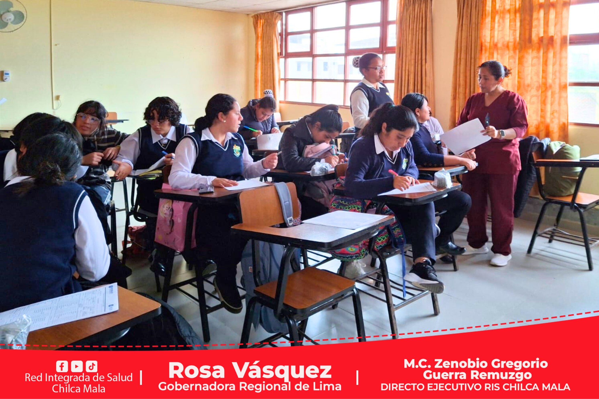 RIS Chilca Mala promueve el cuidado de la salud visual en Mala
