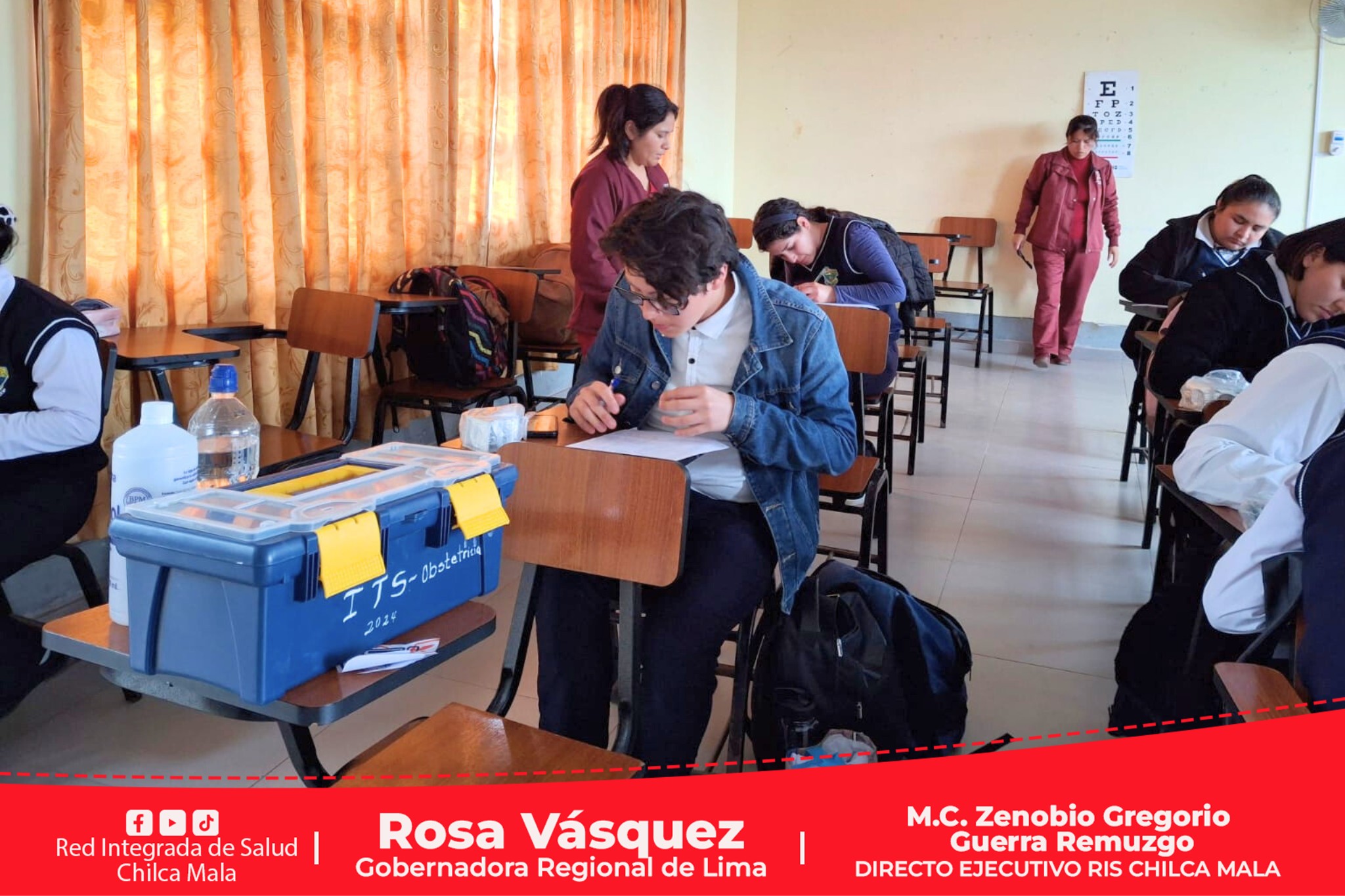 RIS Chilca Mala promueve el cuidado de la salud visual en Mala