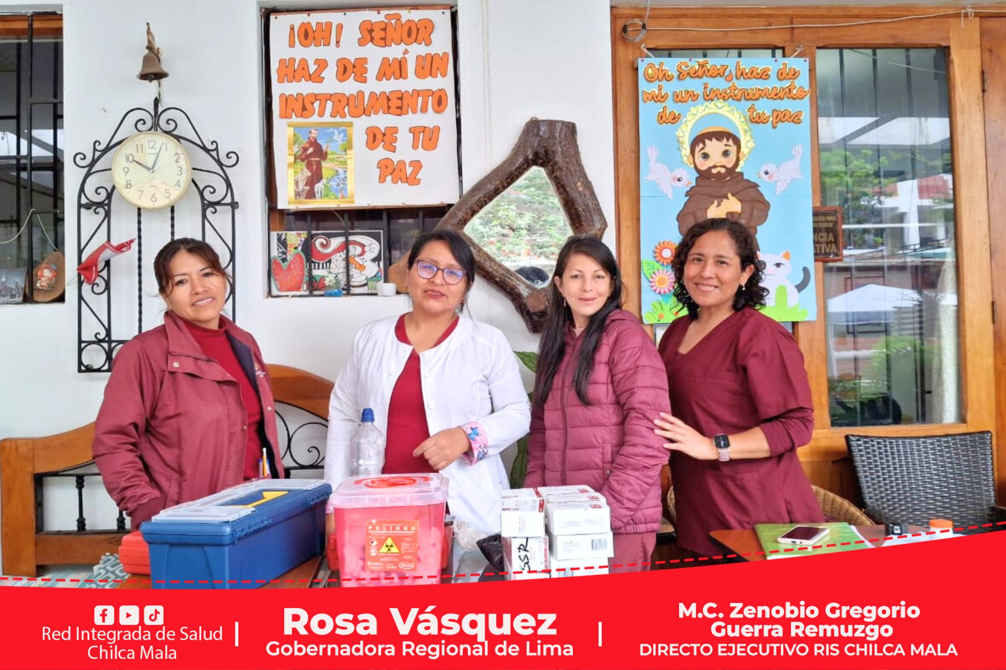 RIS Chilca Mala efectúa campaña preventiva contra la anemia en instituciones educativas de Mala