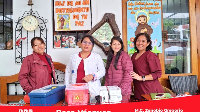RIS Chilca Mala efectúa campaña preventiva contra la anemia en instituciones educativas de Mala 