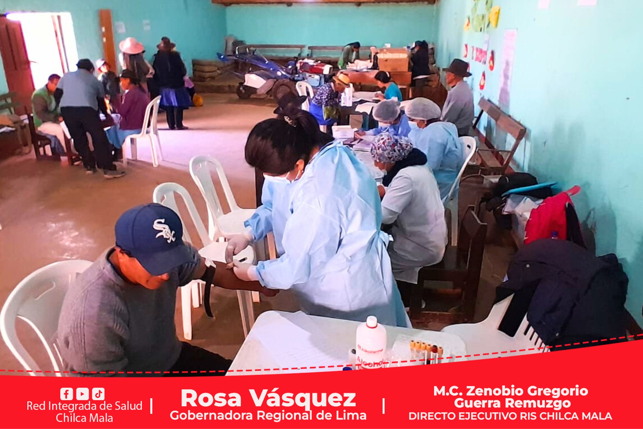 RIS Chilca Mala realiza Campaña de Salud Integral - Afiliación y Actualización de datos SIS en Yauyos