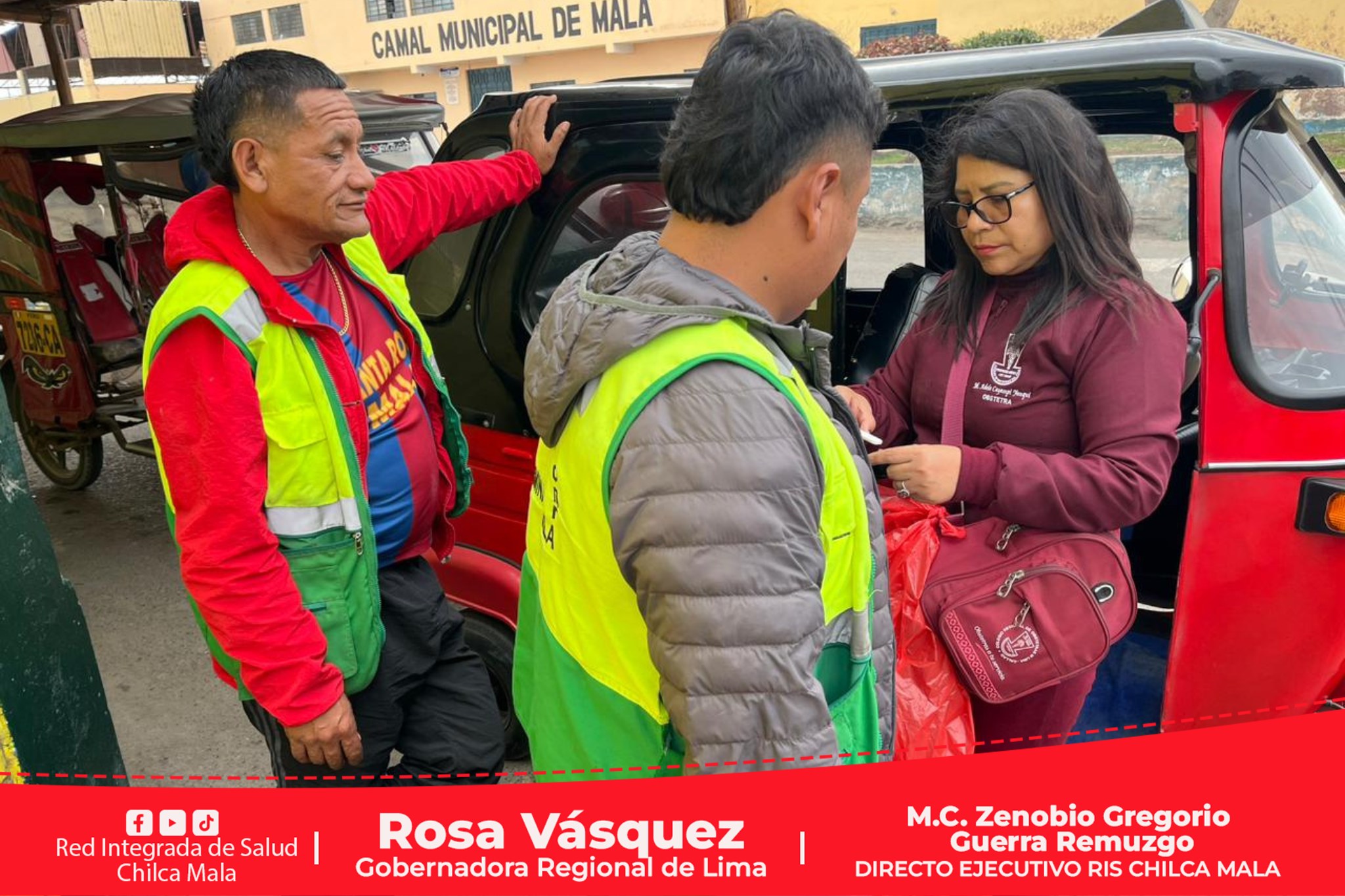 RIS Chilca Mala: Centro de Salud de Mala realiza campaña de tamizaje de VIH a la población