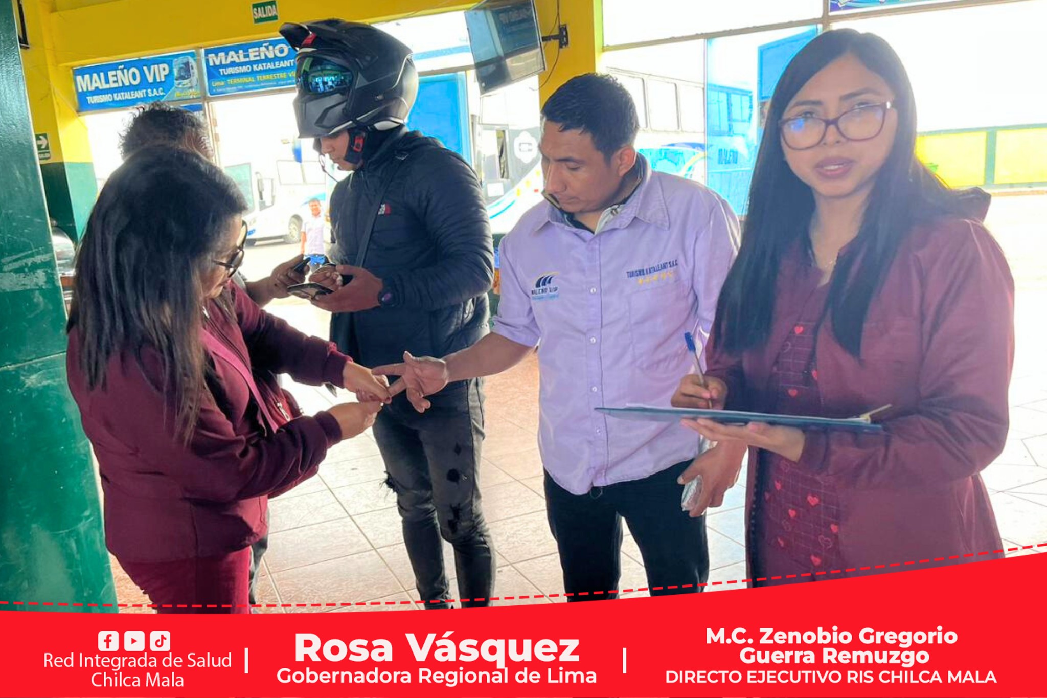 RIS Chilca Mala: Centro de Salud de Mala realiza campaña de tamizaje de VIH a la población