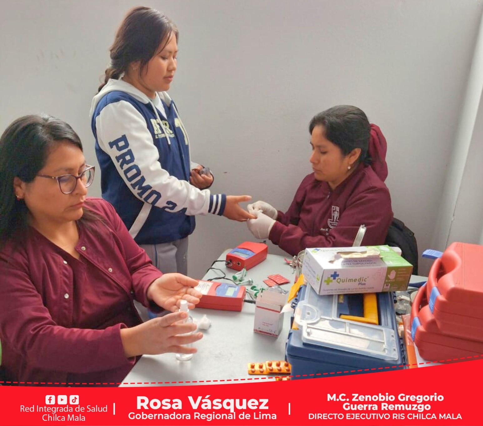 RIS Chilca Mala efectúa campaña preventiva contra la anemia