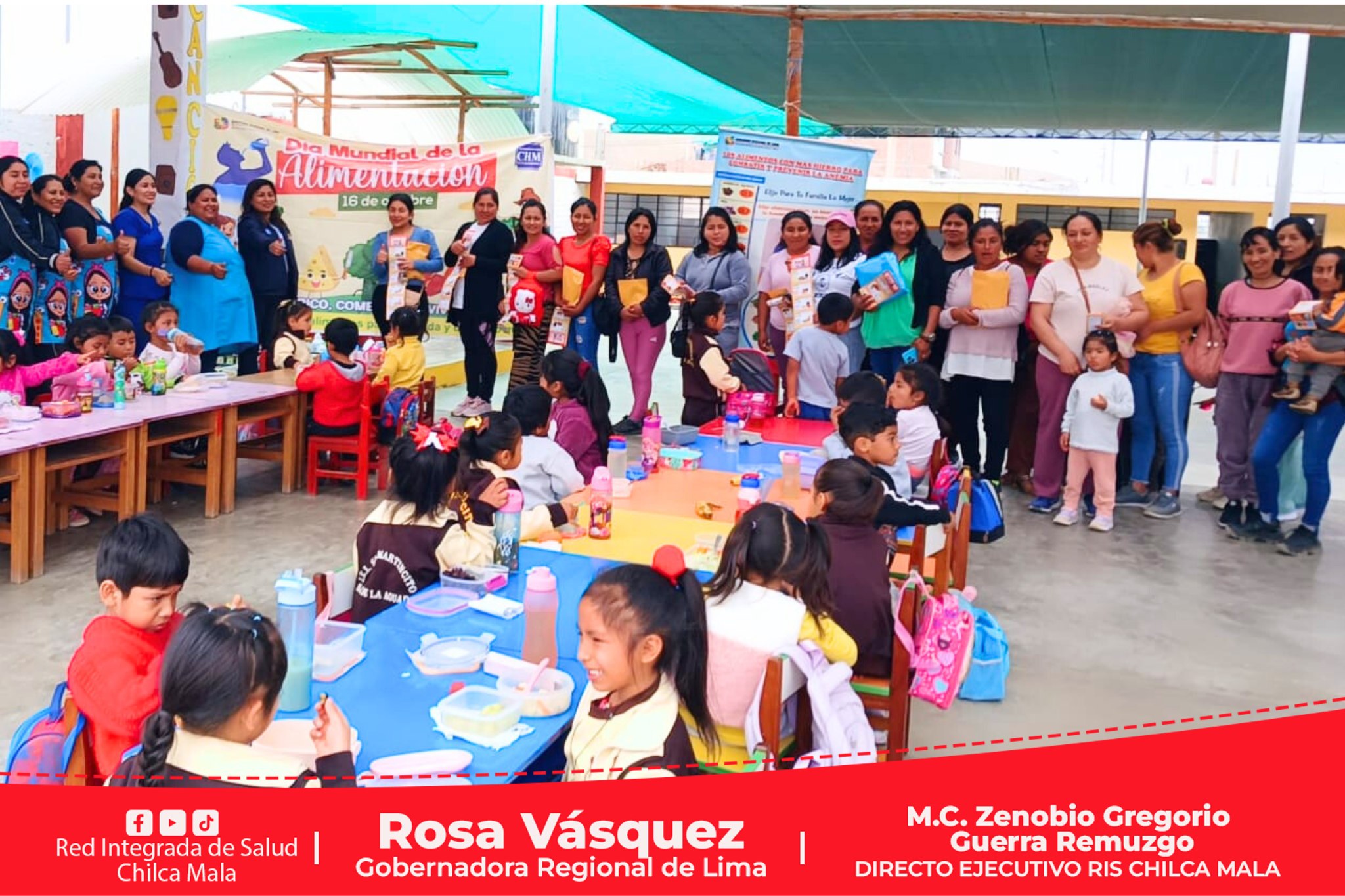 GORE Lima promueve concurso de Loncheras Escolares Saludables en San Marcos de la Aguada
