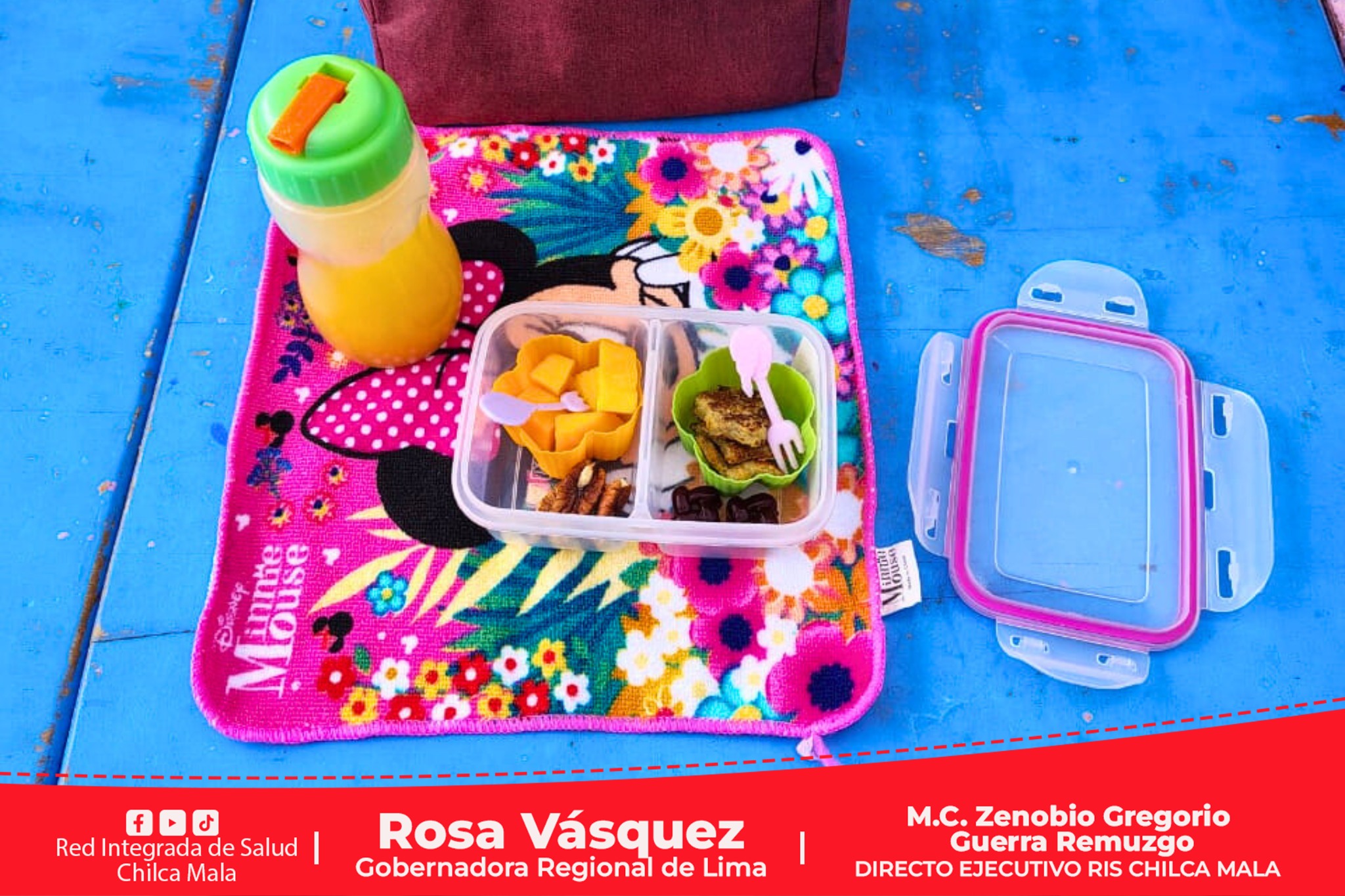 GORE Lima promueve concurso de Loncheras Escolares Saludables en San Marcos de la Aguada