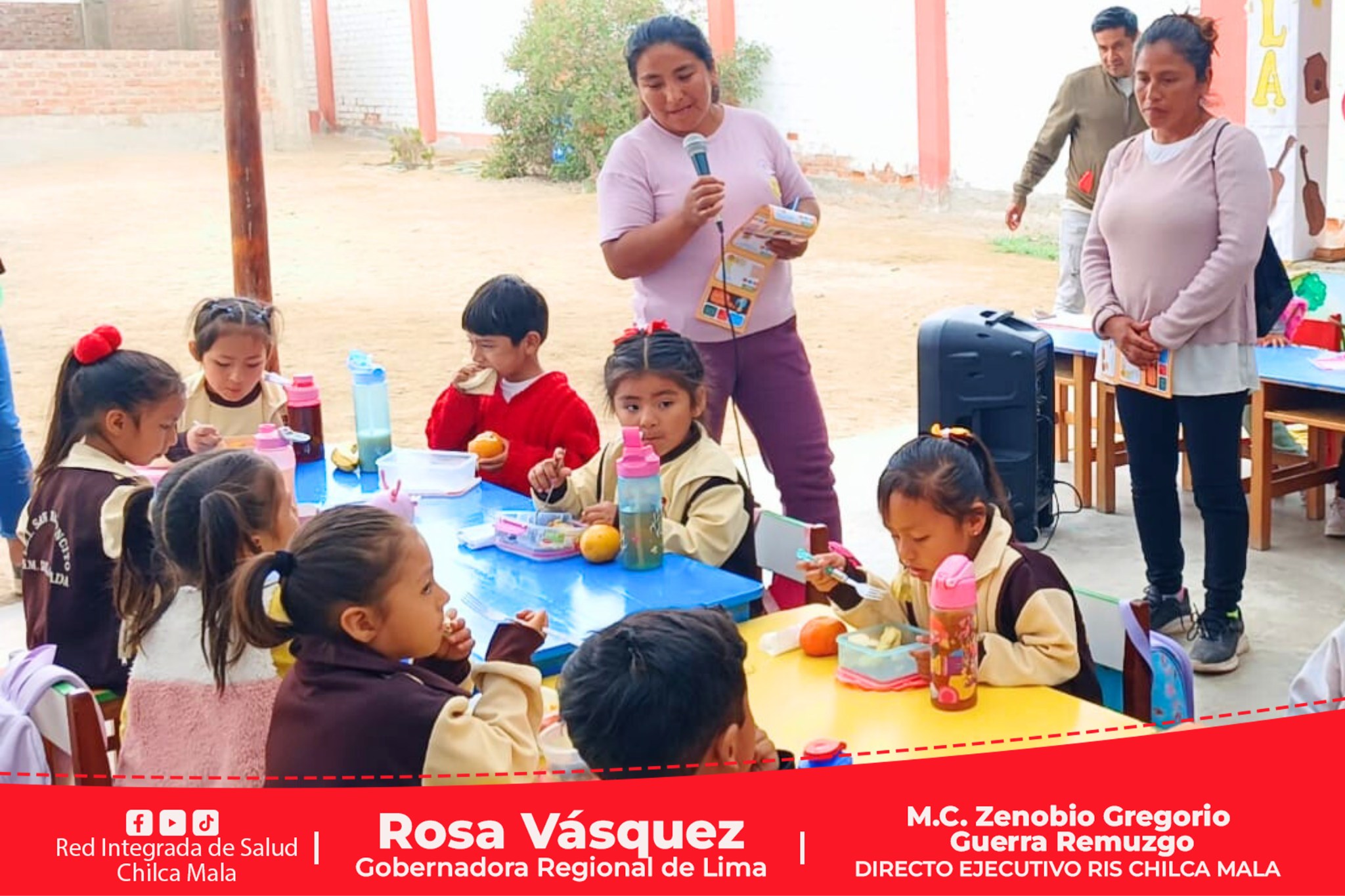 GORE Lima promueve concurso de Loncheras Escolares Saludables en San Marcos de la Aguada