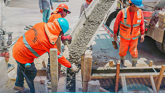 Pavimentación en el Tablazo presenta un avance del 72%.