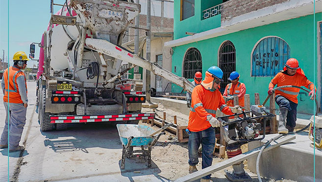 Pavimentación en el Tablazo presenta un avance del 72%.
