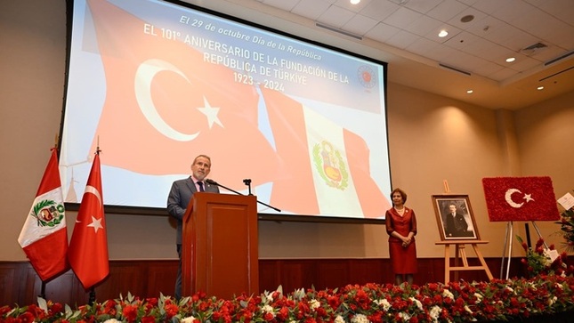 Palabras del canciller Elmer Schialer con ocasión de la ceremonia por el Día Nacional de Türkiye
