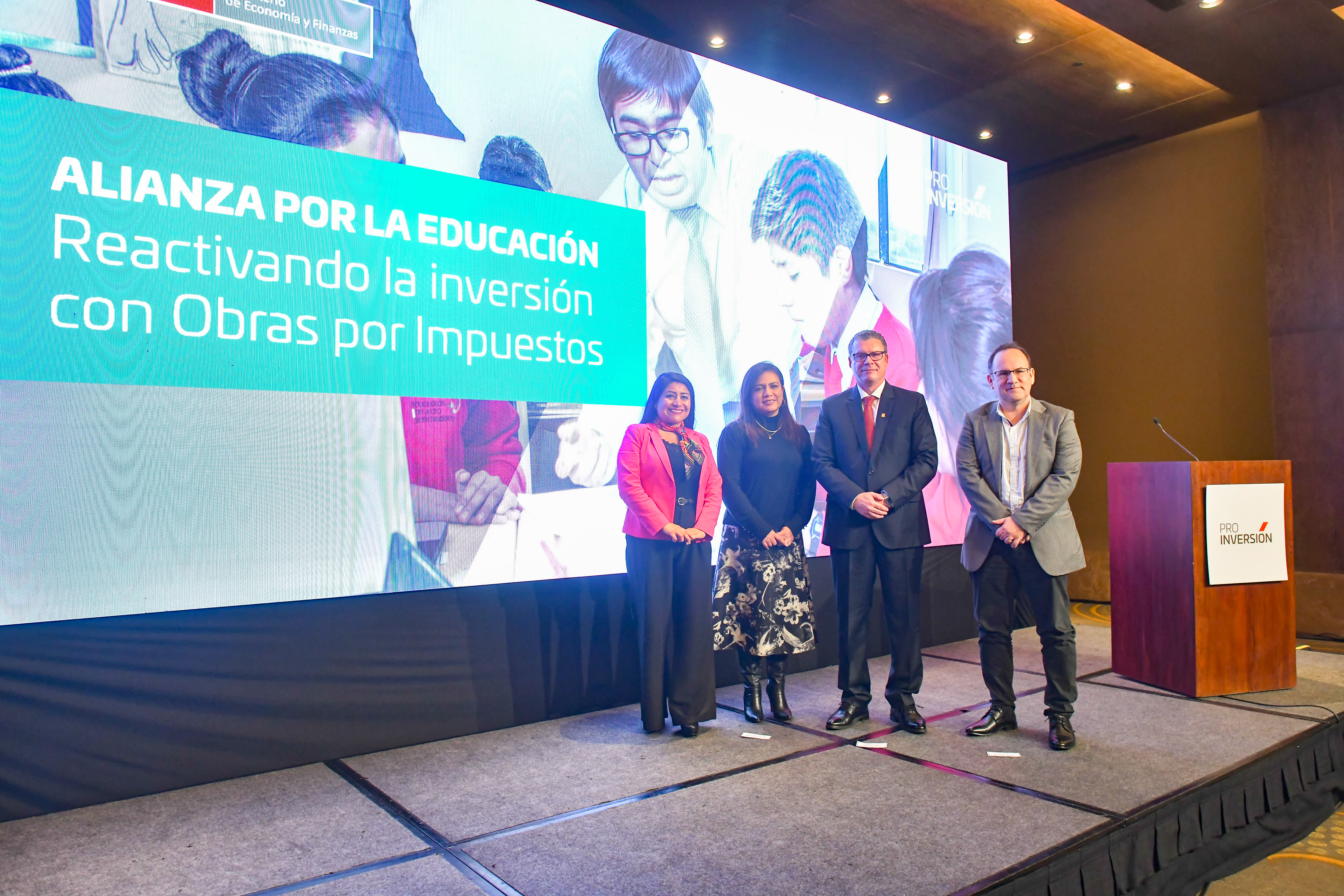Proyectos se ejecutarán con aporte del sector privado en el marco del Pacto Social por la Educación.