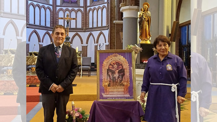Rinden homenajes al Señor de los Milagros en La Haya y Rotterdam