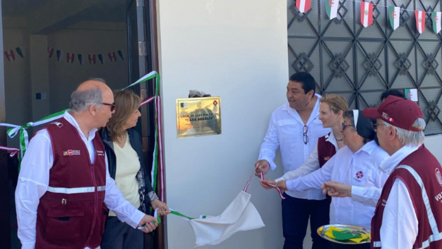 El Perú y Argelia inauguran local comunal en La Libertad en centro poblado afectado por el ciclón Yaku