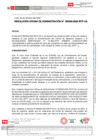 Vista preliminar de documento Resolución de Oficina de Administración N° 000309-2024-OA