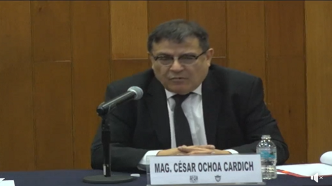 
El magistrado del TC César Ochoa expuso en el Congreso Internacional de la Unión Iberoamericana de Universidades y de las Cortes Supremas y Constitucionales de Iberoamérica
