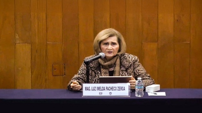 Presidenta del TC Luz Pacheco participó como ponente en Congreso Internacional de la Unión Iberoamericana de Universidades y Cortes Supremas y Constitucionales en México
