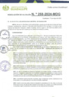Vista preliminar de documento Resolución de Alcaldía N° 258-2024-MDG
