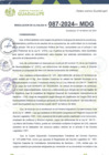 Vista preliminar de documento Resolución de Alcaldía N° 087-2024-MDG