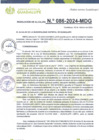 Vista preliminar de documento Resolución de Alcaldía N° 086-2024-MDG