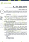 Vista preliminar de documento Resolución de Alcaldía N° 081-2024-MDG