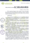 Vista preliminar de documento Resolución de Alcaldía N° 080-2024-MDG
