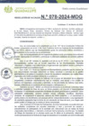 Vista preliminar de documento Resolución de Alcaldía N° 078-2024-MDG