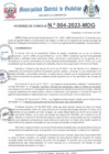 Vista preliminar de documento Acuerdo de Concejo N° 004-2023-MDG
